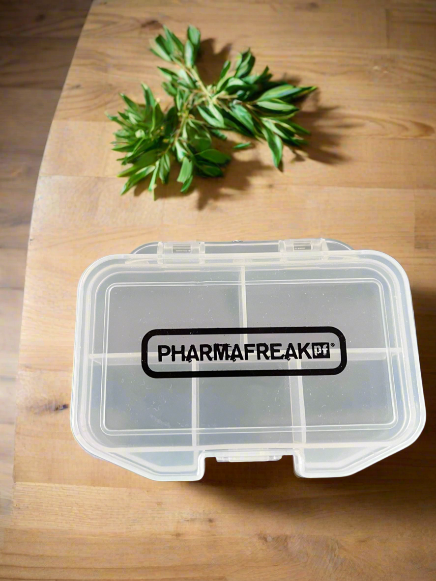 PHARMAFREAK CLEAR PILL CASE