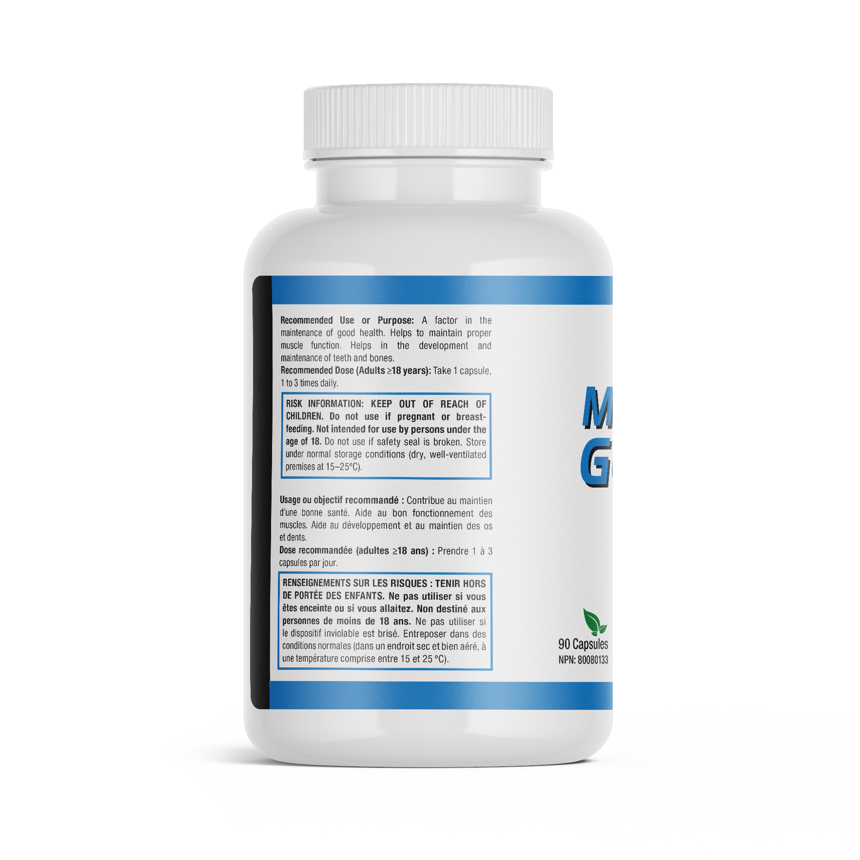 MAGNESIUM GLYCINATE 110 - 90CT - Sleep & Relaxation Support