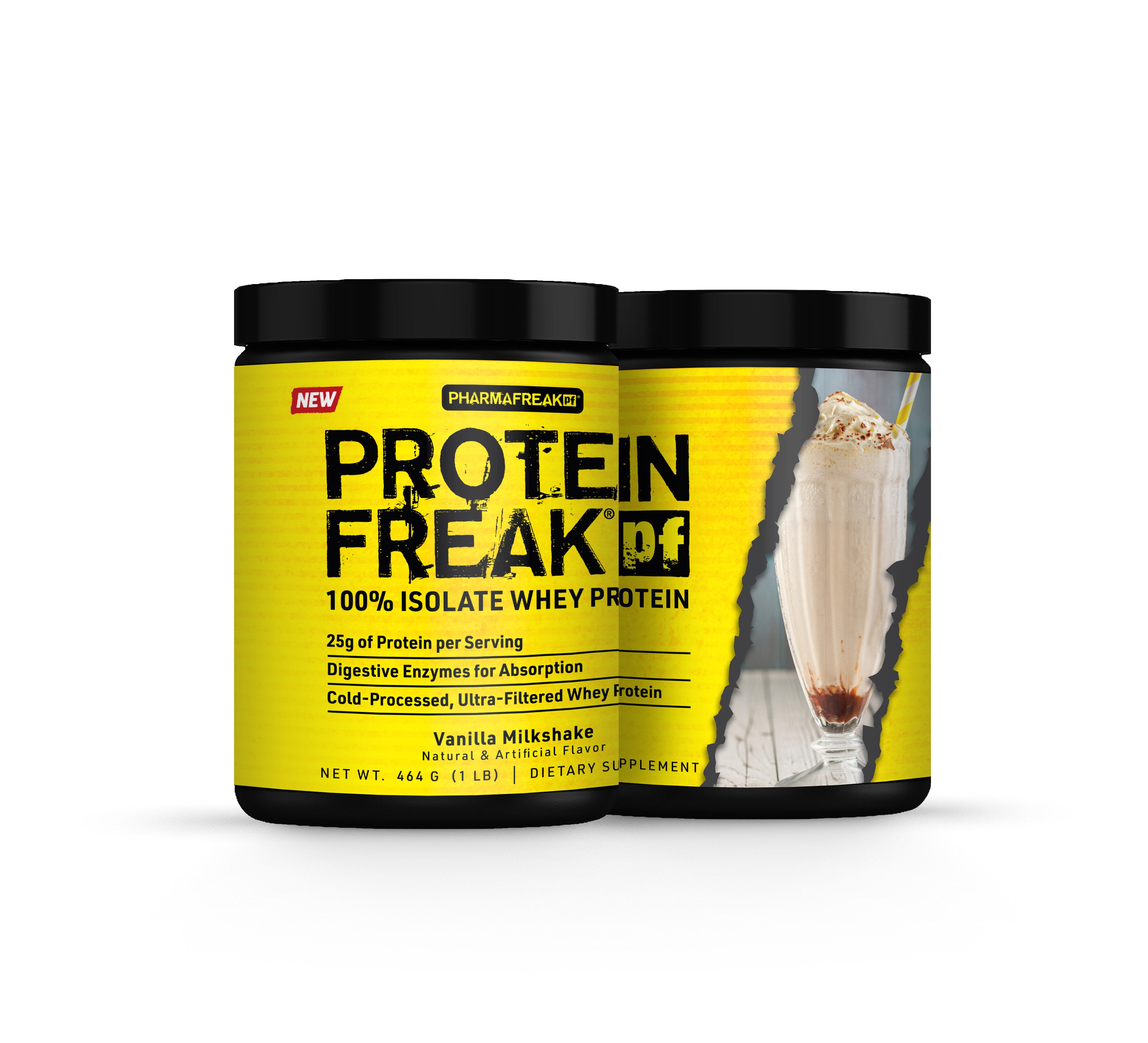 Protein Freak 100% Whey Isolate Protein Powder