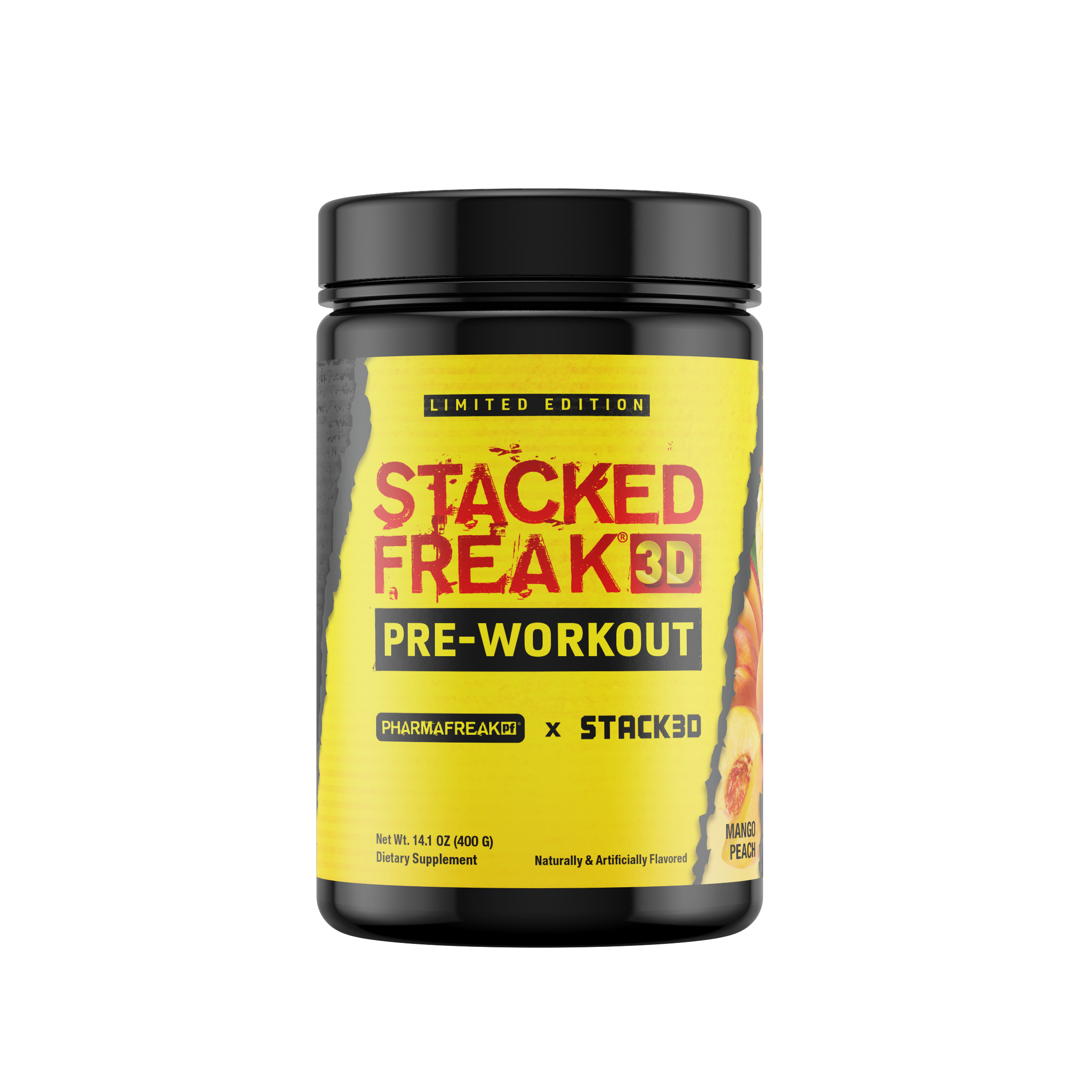 STACKED FREAK 3D Pre-Workout - Mango Peach